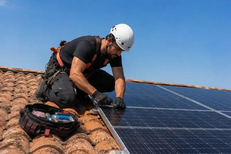 Maintenance et monitoring de panneaux solaires à Chevanceaux