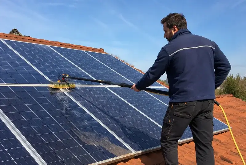 Nettoyage et entretien de panneaux solaires à Chevanceaux